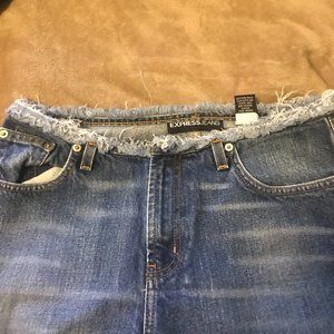 Express Jeans Waistband and Hem Frazzled 9/10